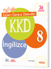 Kurmay ELT 8. Sınıf İngilizce KKD Haftalık Kazanım Kavrama Denemeleri Kurmay ELT Yayınları