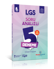 Puan 8. Sınıf LGS Soru Analizli 5 Deneme Puan Yayınları