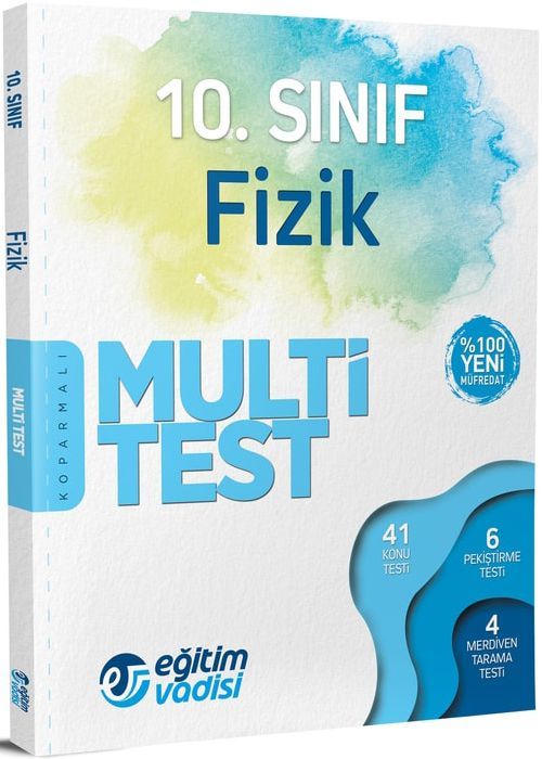 SÜPER FİYAT - Eğitim Vadisi 10. Sınıf Fizik Multi Test Soru Bankası Eğitim Vadisi Yayınları