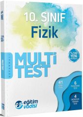 SÜPER FİYAT - Eğitim Vadisi 10. Sınıf Fizik Multi Test Soru Bankası Eğitim Vadisi Yayınları