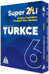 Örnek Akademi 6. Sınıf Türkçe Süper İkili Çalışma Fasikülleri Seti Örnek Akademi Yayınları