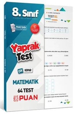 Puan 8. Sınıf Matematik 64 Çek Kopar Yaprak Test Puan Yayınları