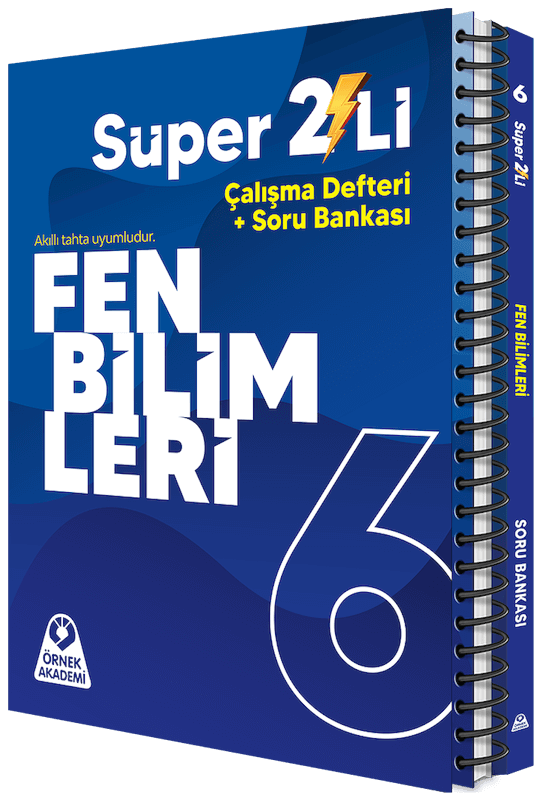 Örnek Akademi 6. Sınıf Fen Bilimleri Süper İkili Çalışma Fasikülleri Seti Örnek Akademi Yayınları