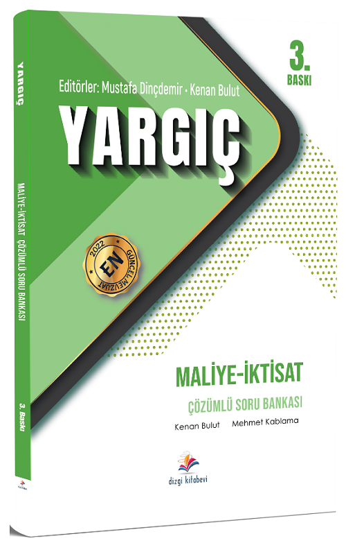 Dizgi Kitap YARGIÇ İdari Hakimlik Maliye İktisat Soru Bankası Çözümlü 3. Baskı - Kenan Bulut, Mehmet Kablama Dizgi Kitap