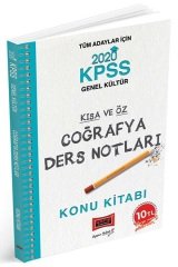 Yargı 2020 KPSS Coğrafya Kısa ve Öz Ders Notları Konu Kitabı Yargı Yayınları