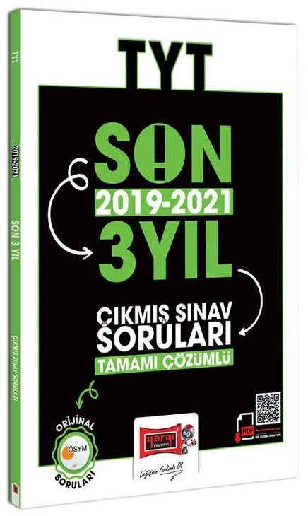 SÜPER FİYAT - Yargı YKS TYT Son 3 Yıl Çıkmış Sorular (2019-2021) Yargı Yayınları