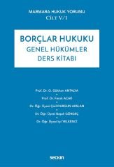 Seçkin Borçlar Hukuku Genel Hükümler Ders Kitabı - Gökhan Antalya Seçkin Yayınları