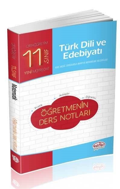 Editör 11. Sınıf Türk Dili ve Edebiyatı Öğretmenin Ders Notları Editör Yayınları