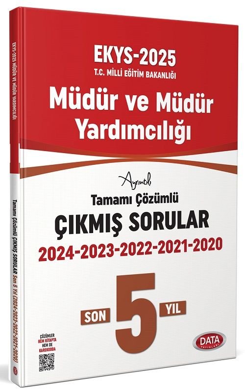 Data 2025 MEB EKYS Müdür ve Yardımcılığı Çıkmış Sorular Son 5 Yıl Çözümlü Data Yayınları