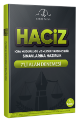 Nezihe Hatun İcra Müdürlüğü ve Yardımcılığı Sınavı Haciz 7 li Alan Denemesi Nezihe Hatun