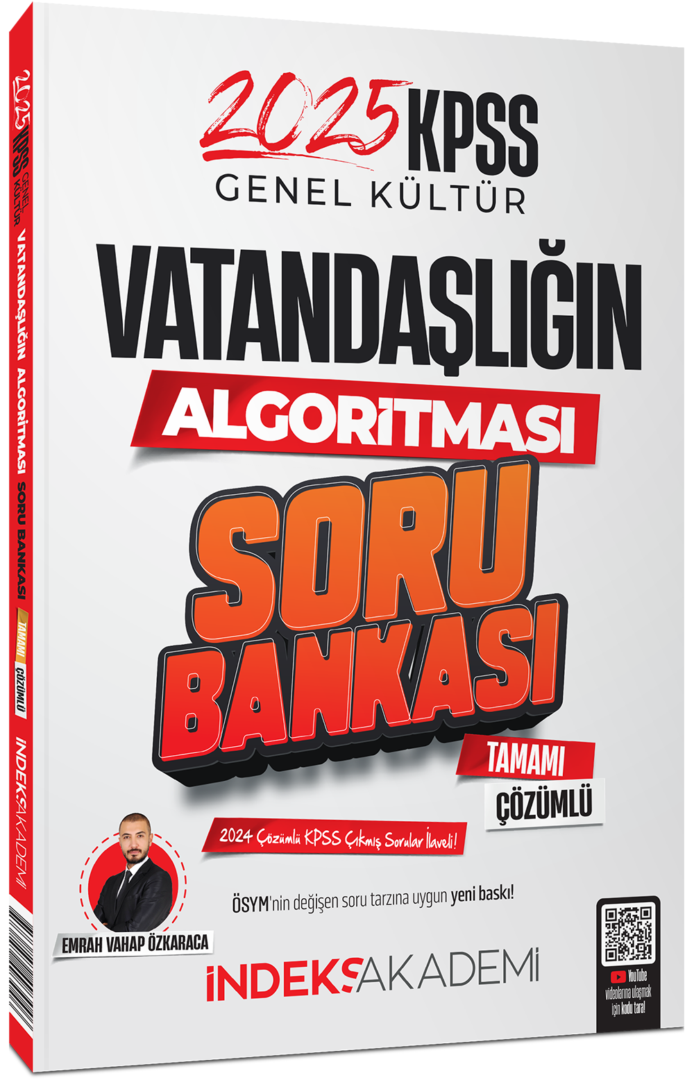 İndeks Akademi 2025 KPSS Vatandaşlık Vatandaşlığın Algoritması Soru Bankası Çözümlü - Emrah Vahap Özkaraca İndeks Akademi Yayıncılık