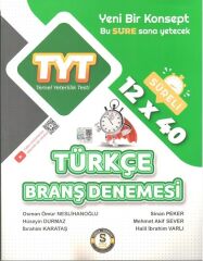 Süre YKS TYT Türkçe Süreli 12x40 Deneme Süre Yayınları