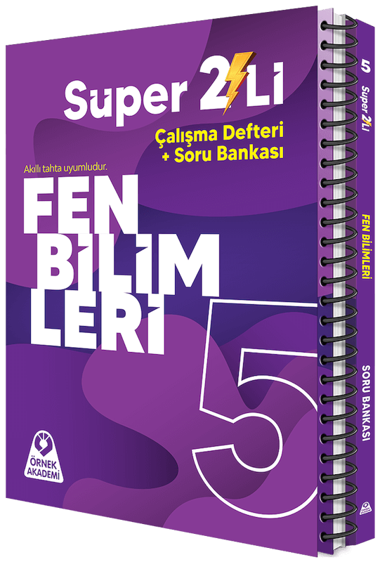 Örnek Akademi 5. Sınıf Fen Bilimleri Süper İkili Çalışma Fasikülleri Seti Örnek Akademi Yayınları