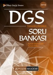 Pegem 2019 DGS Soru Bankası Çözümlü Pegem Akademi Yayınları