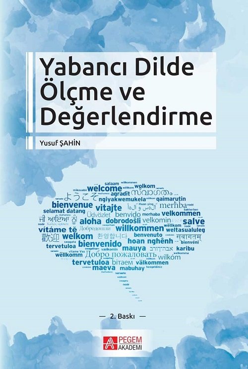 Pegem Yabancı Dilde Ölçme ve Değerlendirme Yusuf Şahin Pegem Akademi Yayıncılık