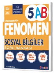 Gama 5. Sınıf Sosyal Bilgiler Fenomen A-B Soru Bankası Gama Yayınları