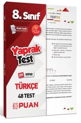 Puan 8. Sınıf Türkçe 48 Çek Kopar Yaprak Test Puan Yayınları