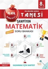 Nartest 8. Sınıf Matematik Nar Tanesi Şampiyon Soru Bankası Nartest Yayınları