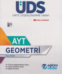 Eğitim Vadisi YKS AYT Geometri ÜDS Ünite Değerlendirme Sınavı Eğitim Vadisi Yayınları