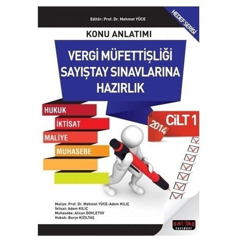 Savaş Vergi Müfettişliği Sayıştay Sınavları Konu Anlatımlı Cilt-1 Savaş Yayınları