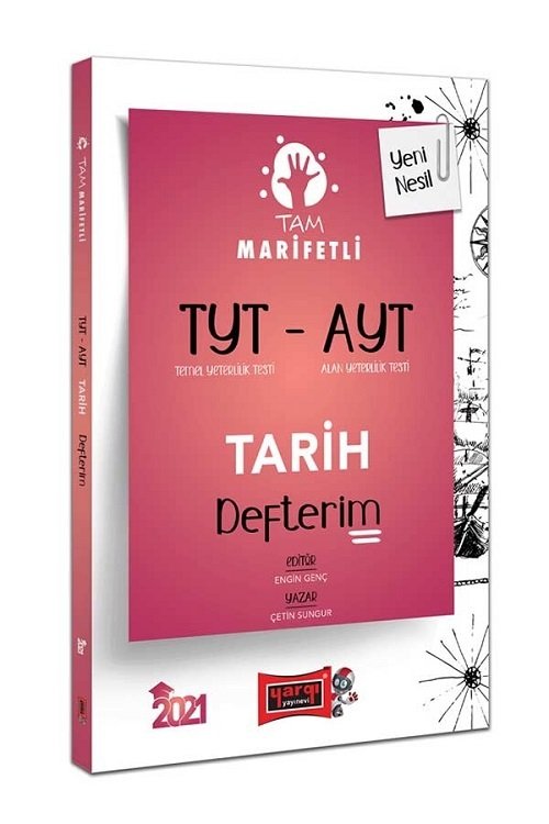 Yargı 2021 YKS TYT AYT Tam Marifetli Tarih Defterim Yargı Yayınları