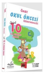 SÜPER FİYAT - Yargı ÖABT Okul Öncesi Öğretmenliği TG 10 Deneme Sınavı Yargı Yayınları