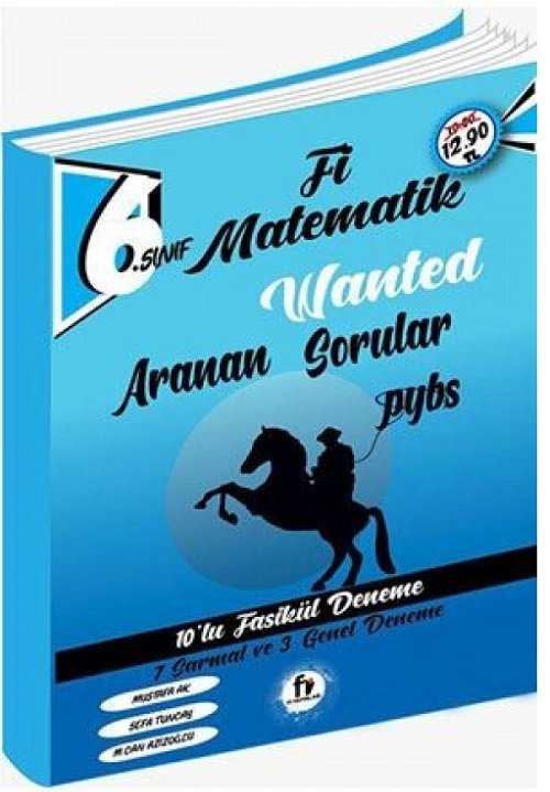 Fi Yayınları 6. Sınıf Matematik Wanted Aranan Sorular 10 Deneme Fi Yayınları