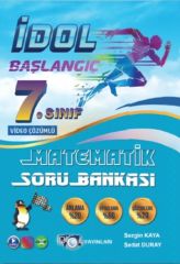 İdol 7. Sınıf Matematik Başlangıç Soru Bankası İdol Yayınları