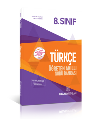 SÜPER FİYAT - Puan 8. Sınıf Türkçe Öğreten Akıllı Soru Bankası Puan Yayınları