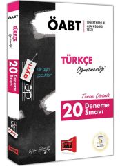 Yargı 2019 ÖABT DE AYRI Türkçe Öğretmenliği 20 Deneme Çözümlü Yargı Yayınları