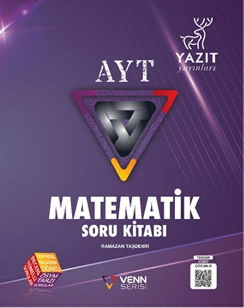 Yazıt YKS AYT Matematik Soru Kitabı Venn Serisi Yazıt Yayınları