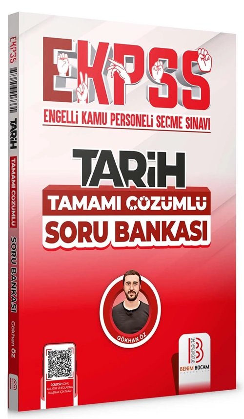 Benim Hocam 2024 EKPSS Tarih Soru Bankası Çözümlü - Gökhan Öz Benim Hocam Yayınları