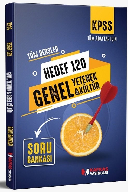 Kafkas KPSS Genel Yetenek Genel Kültür HEDEF 120 Soru Bankası Kafkas Yayınları