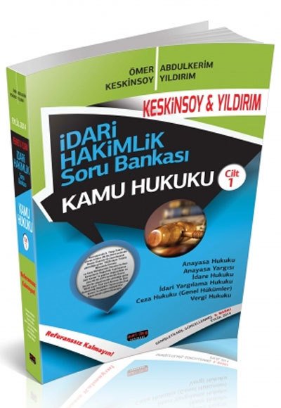 Savaş İdari Hakimlik Kamu Hukuku Soru Bankası Cilt 1 Keskinsoy-Yıldırım Savaş Yayınları