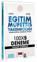 Yargı 2025 GYS MEB Eğitim Müfettiş Yardımcılığı 100x5 Deneme Çözümlü Yargı Yayınları