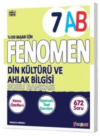 Gama 7. Sınıf Din Kültürü ve Ahlak Bilgisi Fenomen A-B Soru Bankası Gama Yayınları