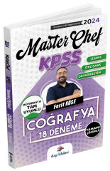 Dizgi Kitap 2024 KPSS Coğrafya Master Chef 18 Deneme Çözümlü - Ferit Köse Dizgi Kitap Yayınları