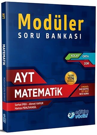 SÜPER FİYAT - Eğitim Vadisi YKS AYT Matematik Modüler Soru Bankası Eğitim Vadisi Yayınları