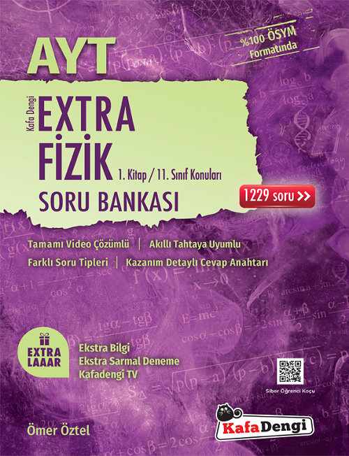 Kafadengi YKS AYT Fizik Extra Soru Bankası 1. Kitap Kafadengi Yayınları