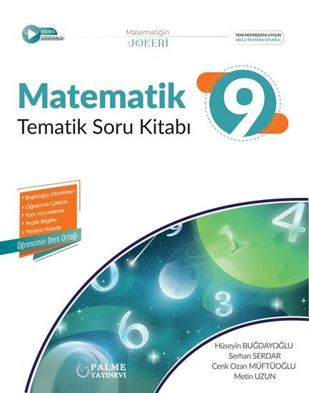 Palme 9. Sınıf Matematik Joker Tematik Soru Kitabı Palme Yayınları