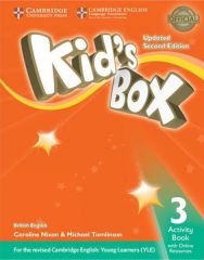 Cambridge Kids Box Updated Second Edition Level 3 Activity Book with Online Resources Cambrıdge Yayınları