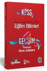 SÜPER FİYAT - İsem 2021 KPSS Eğitim Bilimleri Gelişim Psikolojisi Konu Anlatımı İsem Yayınları