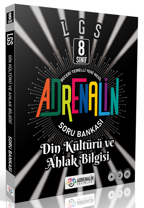 Adrenalin 8. Sınıf LGS Din Kültürü ve Ahlak Bilgisi Soru Bankası Adrenalin Yayınları