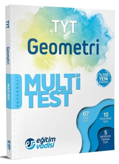 SÜPER FİYAT - Eğitim Vadisi YKS TYT Geometri Multi Test Soru Bankası Eğitim Vadisi Yayınları