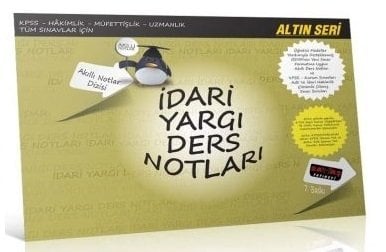 Savaş İdari Yargı Ders Notları Altın Seri Savaş Yayınları