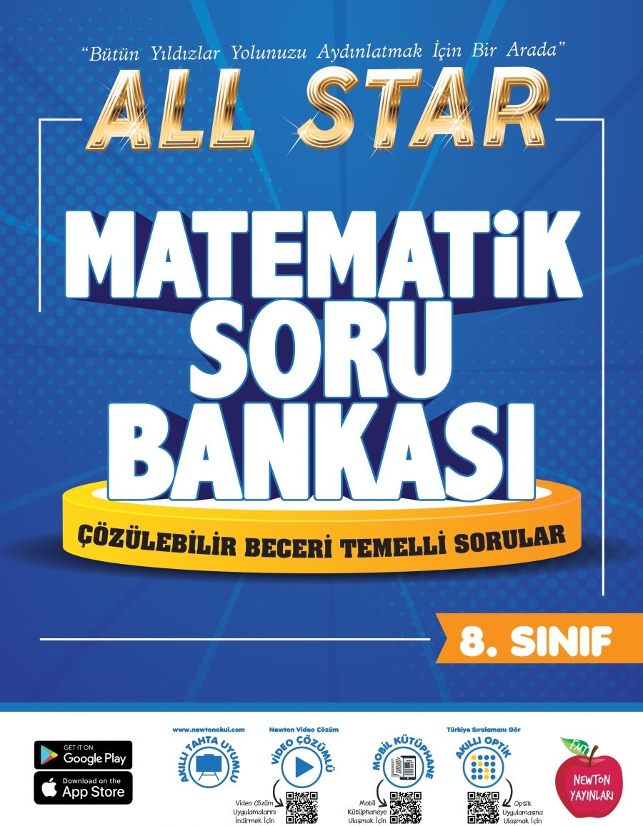 Newton 8. Sınıf LGS Matematik All Star Soru Bankası Newton Yayınları