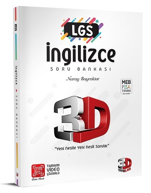 3D Yayınları LGS İngilizce Soru Bankası Video Çözümlü 3D Yayınları