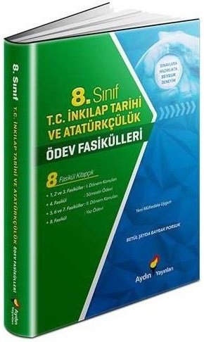 Aydın 8. Sınıf TC İnkılap Tarihi ve Atatürkçülük Ödev Fasikülleri Aydın Yayınları