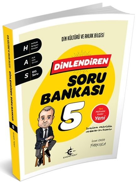 Eker Test 5. Sınıf Din Kültürü ve Ahlak Bilgisi Dinlendiren Soru Bankası Eker Test Yayınları