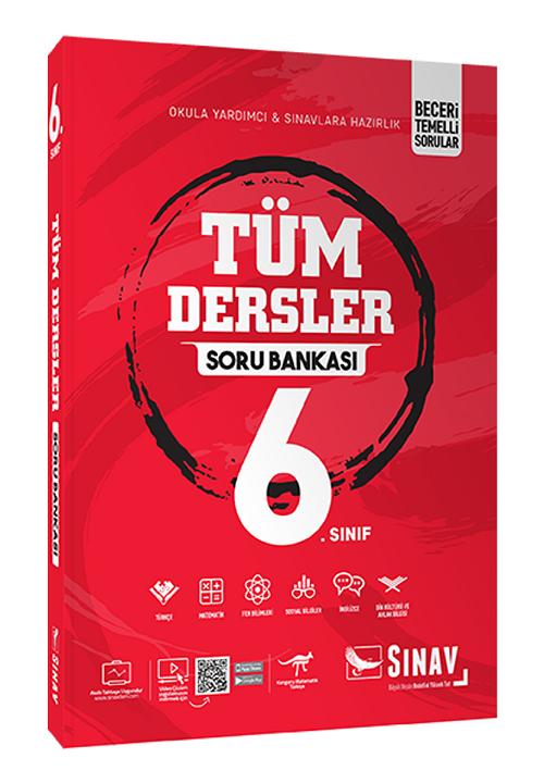 Sınav 6. Sınıf Tüm Dersler Soru Bankası Sınav Yayınları